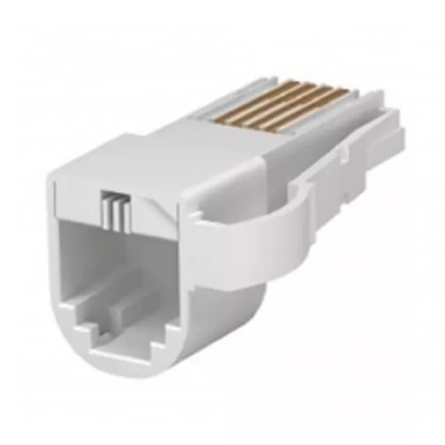 431A BT PLUG TO DUAL BT + RJ11 6P4C SOCKET TELEPHONE CABLE ADAPTER