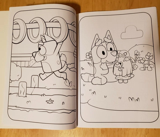 Bluey Big Backyard A Colouring Book Target Australia - vrogue.co