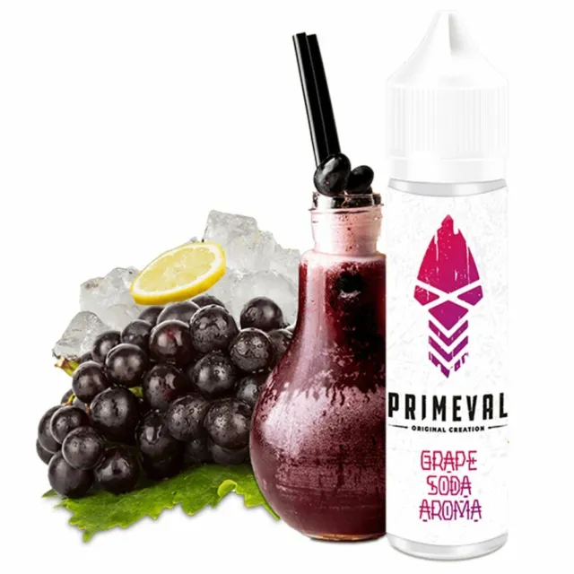 Grape Soda 10ml Longfill Aroma by Primeval E-Liquid E-Zigarette TOP WOW