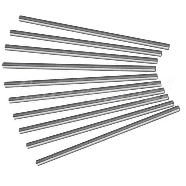 10PCS Round 0.16" Diameter HSS Machine Drilling Turning Tool Lathe Bars