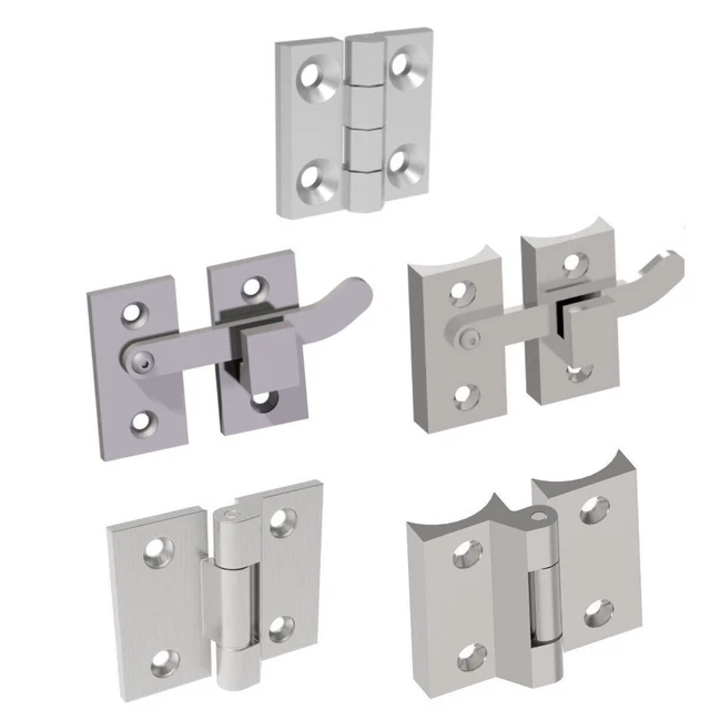 Roeasy 380818 ferrure continue pour porte en acier inoxydable longue comme une charnière de
