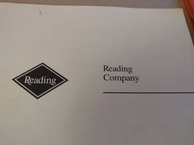 Reading Railroad Lines Company 1987 Annual Report