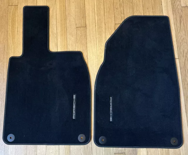 Original Porsche 718 Boxster / Cayman Black Floor Mats