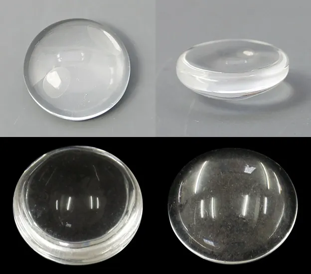 Round Clear Glass Domed Cabochons Tile Seals ~ Choice of Sizes - GLASS CABS