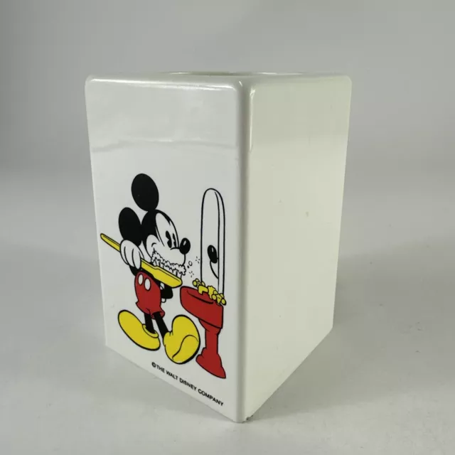 Walt Disney Mickey Mouse Dixie Solo Cup Holder Dispenser Bathroom Decor 1986 VTG 2