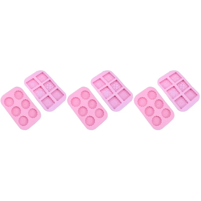 6 Pcs Cake Decoration Fondant Mold Chocolate Sugarcraft Mould