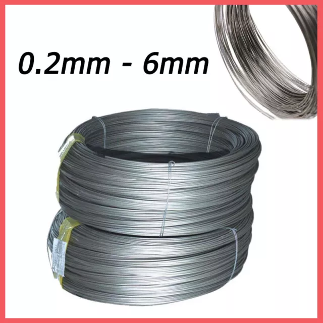 Titanium Wire Highly Pure Diameter 0.2mm - 6mm Various Length Ti TA2 Metal Wires