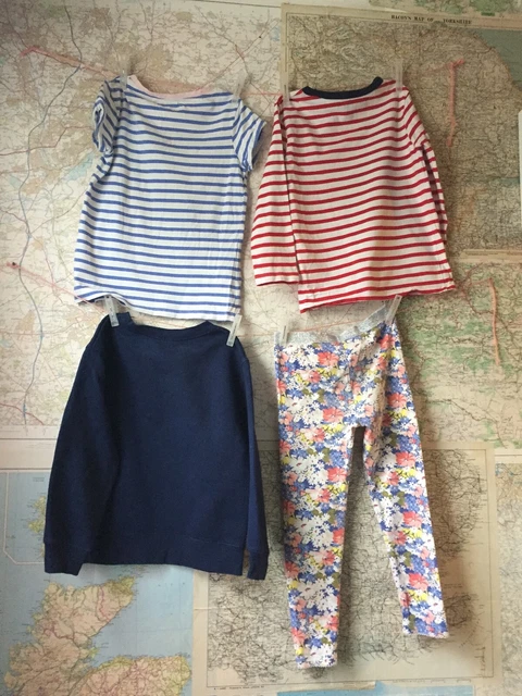 4 X Pacchetto, H&M & Next ragazze, top, leggings e felpa età 4-6 2