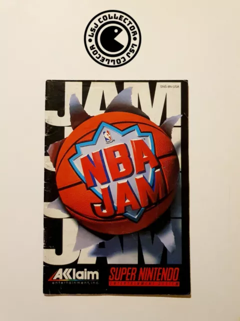 NBA Jam - Super Nintendo Snes - Notice USA