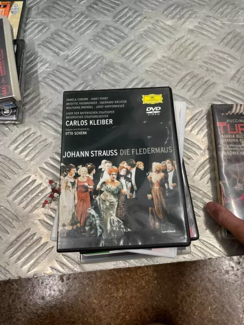 Johann Strauss Die Fledermaus Otto Schenk DVD All Regions vgc t244
