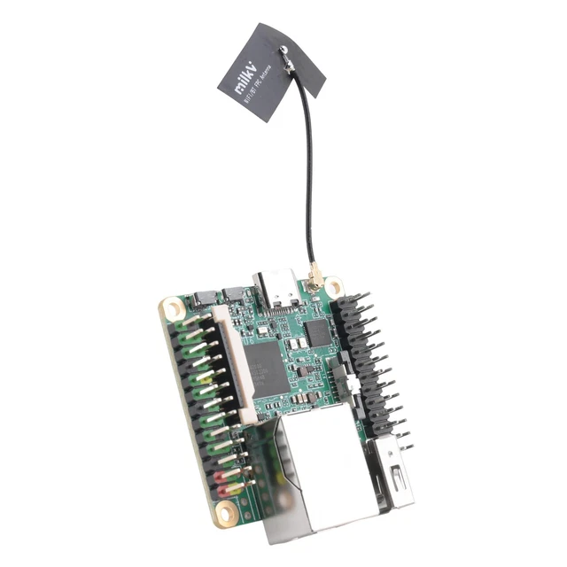 Milk-V Duo S Ontwikkelingsboard – 512 MB RAM, SG2000, WiFi 6/BT5, 100 MBit Ethernet, Dual Camera Ondersteuning – RISC-V / ARM Schakelbaar