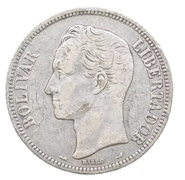 1911 Venezuela 5 Bolivares *526