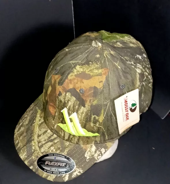 Mossy Oak Advantage Series Cap "Mountain Cascade Inc" FlexFit XL/XXL