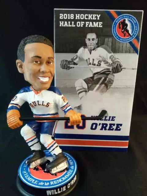 Willie O'Ree #20 Bobblehead 2018 Hockey Hall of Fame San Diego Gulls  Figurine BN