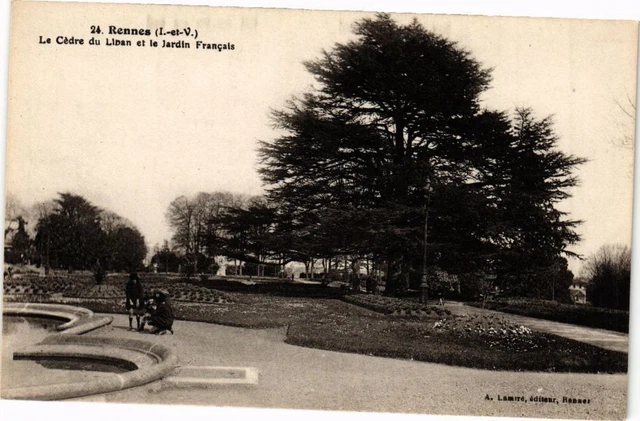 CPA RENNES-The Cédre of Lebanon and the French Garden (265197)