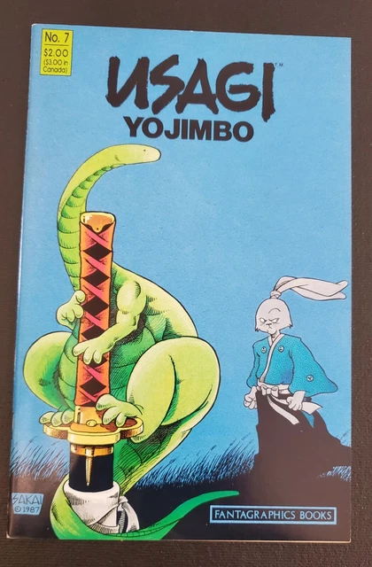 Usagi Yojimbo 7,  1988, 1st App of Spot. Fantagraphics