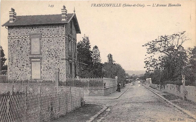 Cpa 95 Franconville L'avenue Hamelin