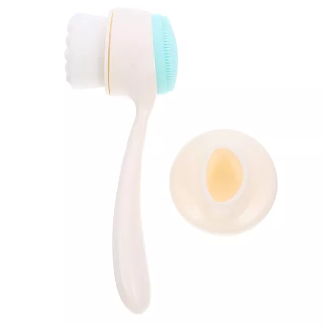 Cepillo facial manual fibra artificial niño cepillo de limpieza facial suave