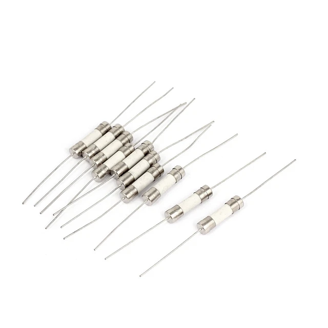 Temporisation lente de  du tube en céramique fusibles 5x20mm 250V 3A 10pcs