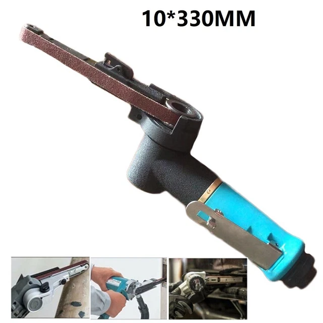 Levigatrice A Nastro Pneumatica 330x10mm - 16000 Giri/Min Per Legno E Metalli - Foto 9