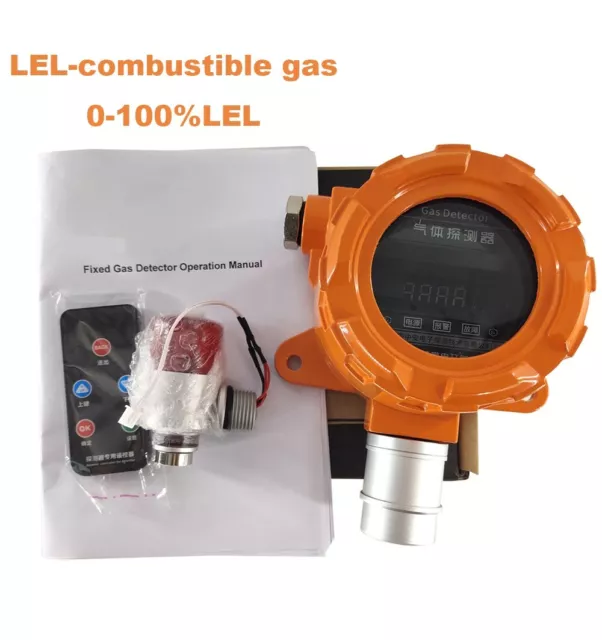 EX Flammable Gas Detector EX Combustible Gas Detector Fixed Gas Monitor 0-100%L