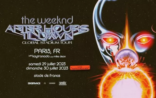 2x tickets to the Sold Out The Weeknd Concert Paris 30.7