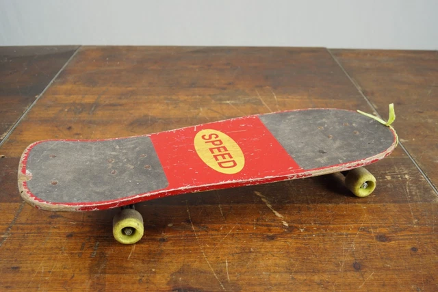 Skateboard vintage planche à roulettes durable couleur bleu - Achat