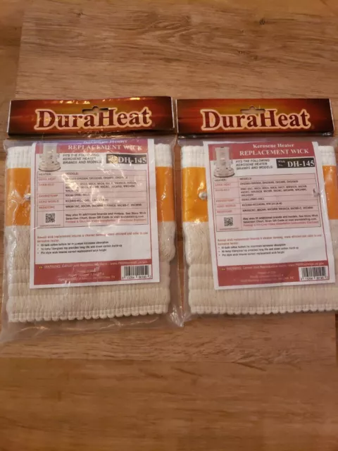 DuraHeat Kerosene Heater Replacement Wick DH-145 New 2 Packages
