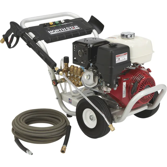 NorthStar Gas Cold Water Pressure Washer - 4200 PSI, 3.5 GPM, Aircraft-Grade