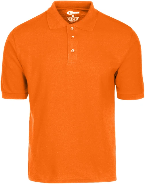 DDI 1982492 Premium Orange Men&apos;s Polo Shirt - Size L Case of 6