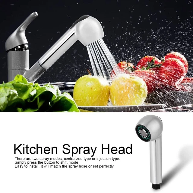 Robuster ABS Ersatz Spray Duschkopf für Küche Mixer Wasserhahn benutzerfreundl