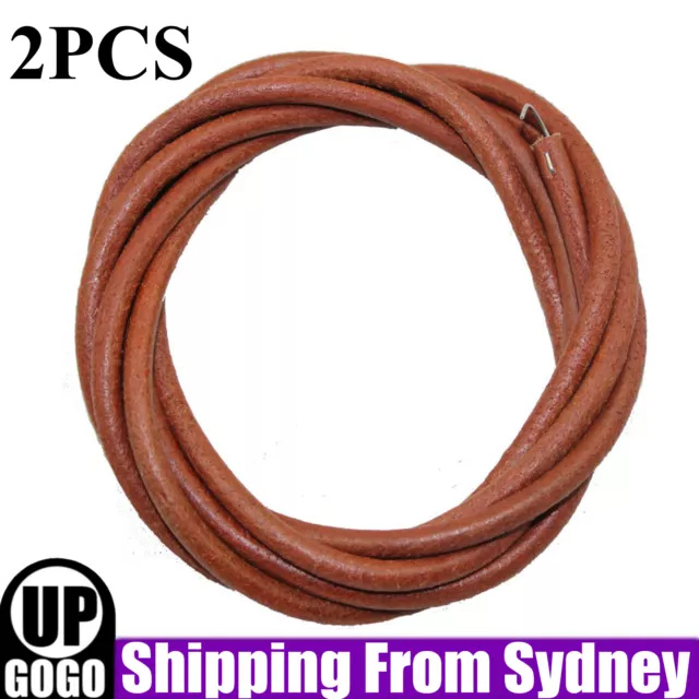 1.8M Leather Treadle Belt Replacement Part With Hook For Singer Sewing MachineAU