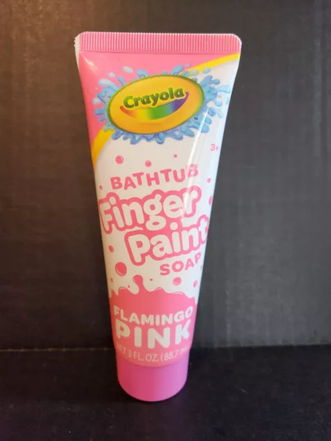 Crayola Bathtub Finger Paint Soap Body Wash - 3 oz - Bright Neon Colors 4  PACK