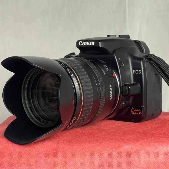 CANON EOS KISS Digital X body Canon Zoom EF28-105 lens black body 