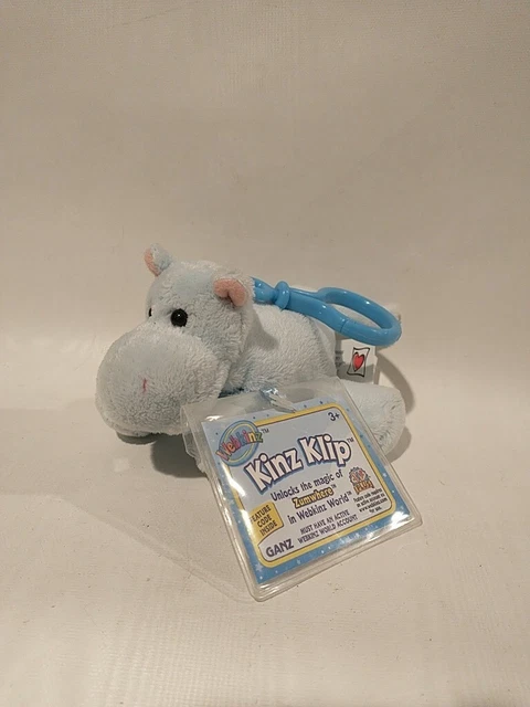 Blue shop hippo webkinz