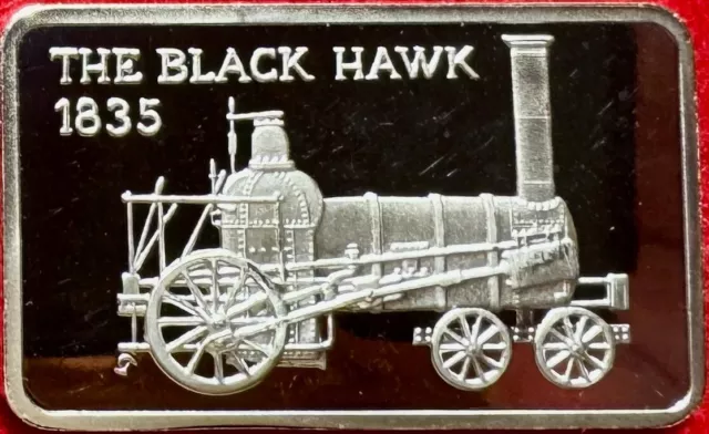The Great Locomotives Series One - The Black Hawk - .999 Silver - Proof