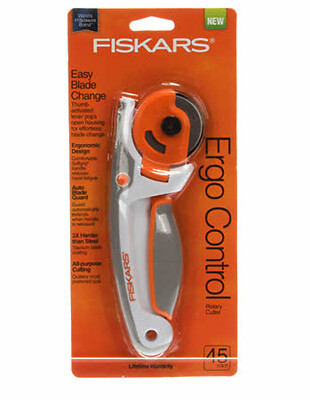 Coupures plein De Matériaux Fiskars Fiskars 45mm Couteau Rotatif Mode Bâton Design 