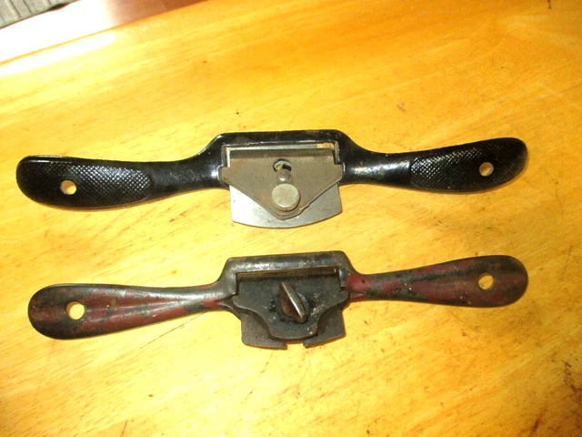 STANLEY No 62 SPOKE SHAVE (USA) & No 51 SPOKE SHAVE (ENGLAND)
