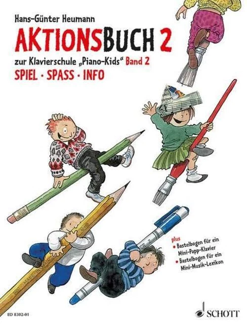 Piano Kids Band 2 + Aktionsbuch 2. Klavier. Hans-Günter Heumann