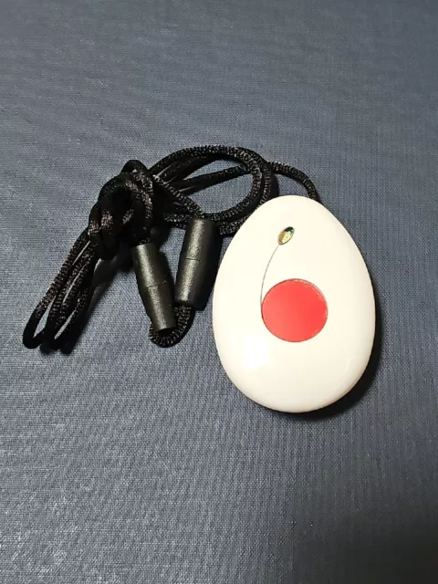 Colgante de detección de caídas bidireccionales American botón rojo blanco -ATW- NUEVO SIN CAJA