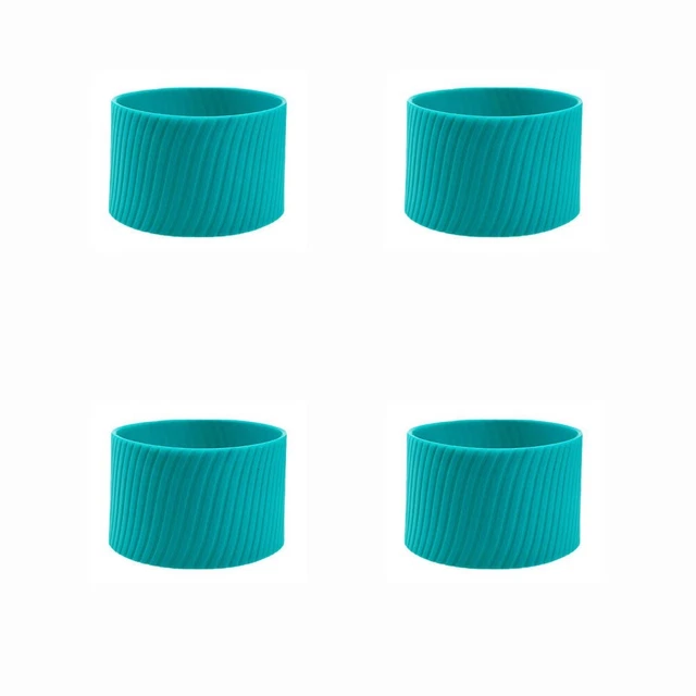 4 Pcs Silicone Straight Tube  Protector Cover  Straight Tube Cups