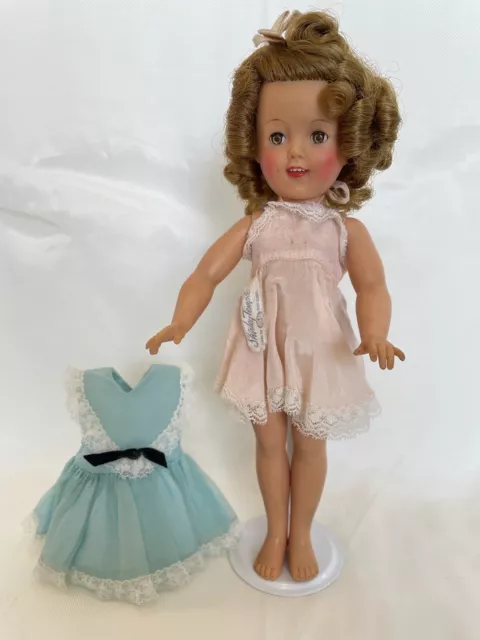 VINTAGE IDEAL 1950s SHIRLEY TEMPLE FASHION DOLL ST-12 w/ CLOTHES 12” VERY NICE