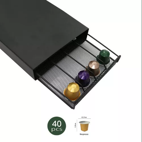 Kapselspender Kapselhalter 40 Dolce Gusto Nespresso Kapseln Schublade