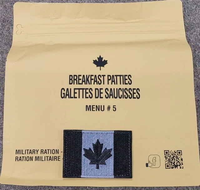 CANADIAN ARMY RATION BREAKFAST PATTIES IMP MRE $35.00 - PicClick CA