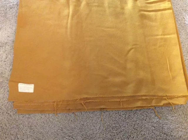 Vintage Cadet Army blanket Military bed USA Gold Wool Blanket 1971 98X70 Pearce