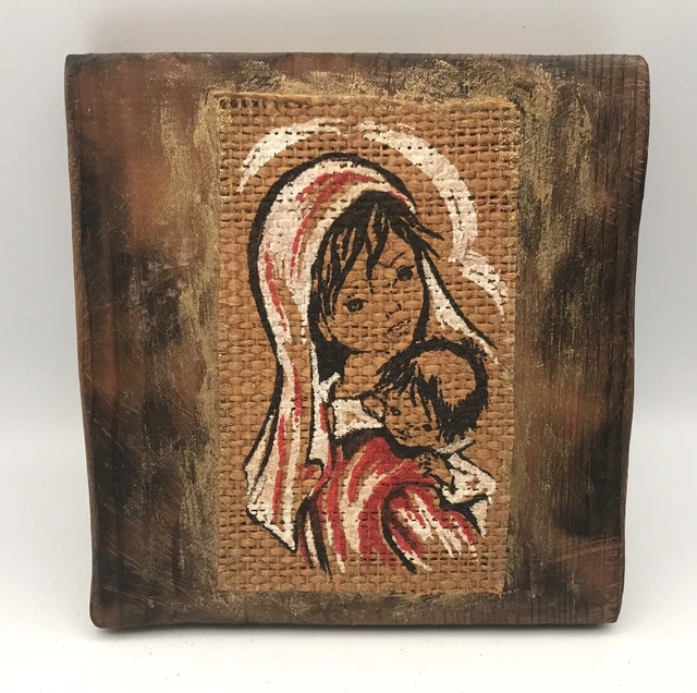 CADRE SUPPORT BOIS Mural avec Peinture Sur Toile De Jute VIERGE à