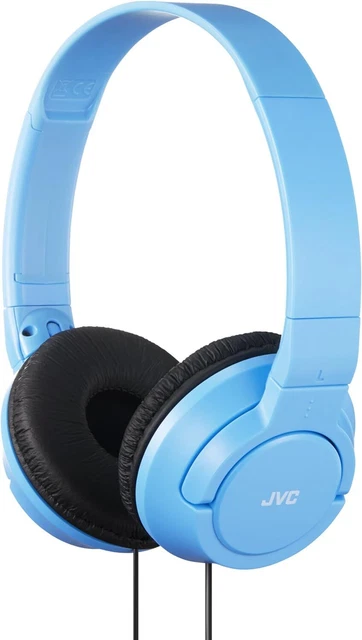 JVC HAS180AN POWERFUL Bass On Ear Headphones Light Blue 22.79