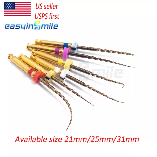 EASYINSMILE X-pro Gold Dental endo Root Canal Files NITI Endodontic Rotary Files