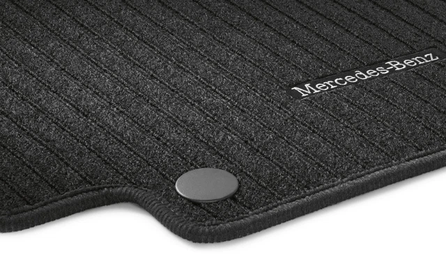 Tapis De Sol Mercedes Classe C W203/S203 - Qualité Rips - Fabricant Lengenfelder - Neuf, Noir - Allemagne