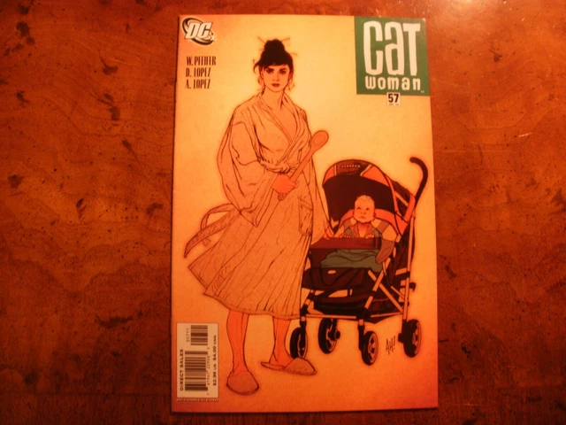 DC 2002 Series Comic: CATWOMAN #57 (Vol 3) Adam Hughes Cover (Selina Kyle Gotham